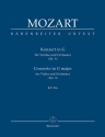 Konzert G-Dur KV216  fr Violine und Orchester Studienpartitur