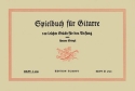 Spielbuch fr Gitarre Heft 1 fr Gitarre