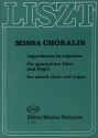 Missa choralis fr gem Chor und Orgel Partitur