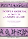 29 Dances Musique de joye for 4 instruments score