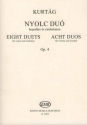 8 Duos op.4 fr Violine und Cymbal (Klavier)