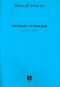 Musiques d'Espagne 3 pices originales dans le style populaire pour 2 pianos  4 mains,     2 partitions