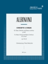 Concerto  5 op.9,8 g minor for oboe and strings for oboe and piano