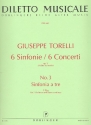Sinfonia a tre C-Dur op.5,3 fr Streicher Partitur und 4 Stimmen
