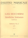 Sinfonie C-Dur Nr.2 op.7 G491 fr Orchester Partitur