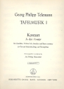 Konzert A-Dur fr Flte, Violine und Streicher Violine 1