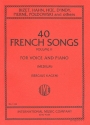 40 French Songs for medium voice and piano vol.2 (fr)