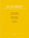 3 Sonaten op.137,1-3 (D384, D385, D408) fr Violine und Klavier