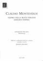 Vespro della beata vergine für Soli, Chor und Orchester Klavierauszug