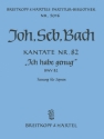 Ich habe genug - Kantate Nr.82a BWV82a fr Soli, Chor und Orchester Partitur (dt)