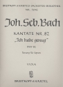 Ich habe genug - Kantate Nr.82a BWV82a fr Soli, Chor und Orchester Viola