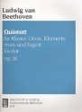Quintett Es-Dur op.16 für Klavier, Oboe, Klarinette, Horn und Fagott Partitur und Stimmen