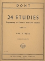 24 Studies op.37 for violin solo