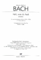 Halt was du hast Motette fr Doppelchor (SATB/ATTB) und Bc Partitur (dt)