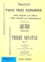 2 Trio Sonatas for flute, violin and violoncello parts