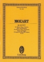 Quintett Es-Dur KV452 für Oboe, Klarinette, Horn, Fagott und Klavier Studienpartitur