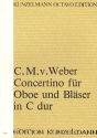 Concertino C-Dur für Oboe, Bläser und Kontrabass Partitur