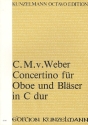 Concertino C-Dur fr Oboe, Blser und Kontrabass Partitur