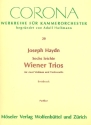 6 leichte Wiener Trios fr 2 Violinen und Violoncello Partitur