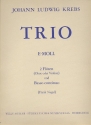 Trio e-Moll fr 2 Flten und Bc