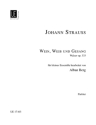 Wein Weib und Gesang op.333 fr Streichquartett, Harmonium und Klavier Partitur