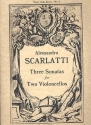 3 Sonatas for 2 violoncellos 2 scores