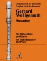 Sonatine für Alt-Blockflöte und Klavier