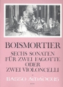 6 Sonaten op.14 fr 2 Fagotte (Violoncelli) Spielpartitur