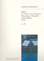 Septett Es-Dur op.20 für Klarinette, Horn, Fagott, Violine, Viola, Violoncello und Kontraba Stimmen