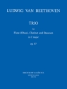 Trio C-Dur op.87 für Flöte (Oboe) und Fagott Partitur und Stimmen