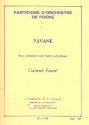 Pavane op.50 pour orchestre (choeur ad lib) partition de poche