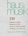 Pastorale C-Dur fr Klavier zu 2 und 4 Hnden