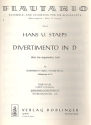 Divertimento ber ein ungarisches Lied in D fr 4 Blockflten (SSAA) und Klavier,   Sopranblockflte 1/2