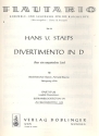 Divertimento ber ein ungarisches Lied in D fr 4 Blockflten (SSAA) und Klavier,   Altblockflte 1/2