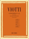 Concerto no.22 la minore per violino e archi per violino e piano