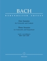 3 Sonaten nach BWV1027-1029 fr Violoncello und Cembalo