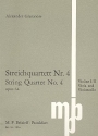 Streichquartett Nr.4 op.64 fr Streichquartett Studienpartitur