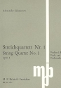 Streichquartett Nr.1 op.1 fr Streichquartett Studienpartitur