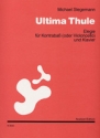 ULTIMA THULE ELEGIE FUER KONTRA- BASS ODER VIOLONCELLO UND KLAVIER PARTITUR+2STIMMEN