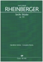 6 Stücke op.150 für Violine und Orgel (1887)