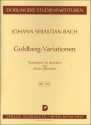 Goldberg-Variationen Transkription fr Streichtrio Studienpartitur