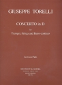 Konzert D-Dur fr Trompete und Streicher Partitur und Stimmen