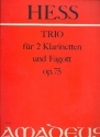 Trio op.75 fr 2 Klarinetten und Fagott Stimmen