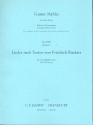 Lieder nach Texten von Friedrich Rckert fr Singstimme und Orchester Partitur