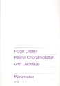 Kleine Choralmotetten und Liedstze fr gem Chor Partitur (dt)