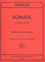 Sonata no.5 e minor for bassoon and piano