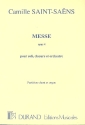 Messe solennelle op.4 pour soli, choeur et orchestre (la) reduction chant et piano