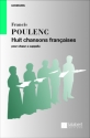 8 chansons francaises Pour satb/ttbb choeur partition (fr)