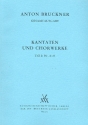 Kantaten und Chorwerke Band 2 (Nr.6-8) fr Chor und Orchester Dirigierpartitur