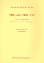 Merk auf mein Herz fr 4 Solostimmen, Kapellchor ad lib, 2 Violinen und Bc Partitur (dt)